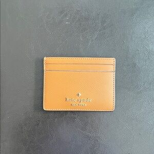 kate spade Tan card holder wallet